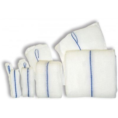 Wholesale Medical 100% Cotton Sterile or Non Sterile 2′ ′ /3′ ′ /4′ ′ - 8/12/16ply Gauze Swabs white wound dressing