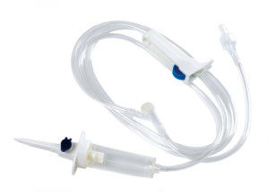 Y Site Antibacterial Air Inlet Admin Infusion Transfusion Set Non Pyrogenic 15 Drops / Ml