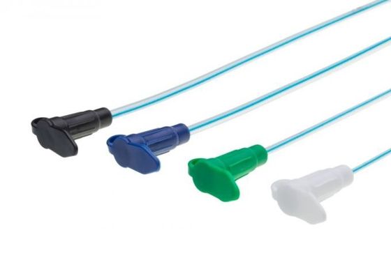 أنبوب تغذية طبي 4-22FR PVC أنبوب مستطيل يمكن التخلص منه مع علامات متعددة الألوان