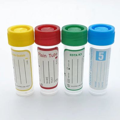 غير فراغ أنبوب الدم المعقمة القابل للتصرف طب الأطفال Micro Edta عينة الدم الشعرية جمع المصل