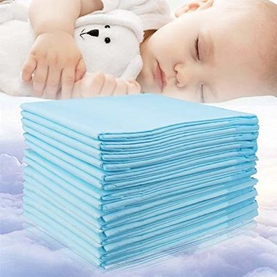 سلس البول ماصة يمكن التخلص منها Underpads 6Ply 60 * 45cm للطفل الأمومة النساء مقاوم للماء
