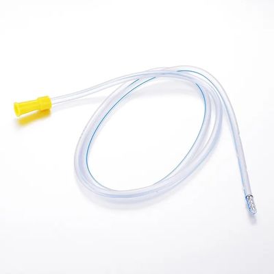 PVC Fr12 Fr16 Fr18 أنبوب المعدة الاثني عشر أنبوب ريلز مع الحنفيات